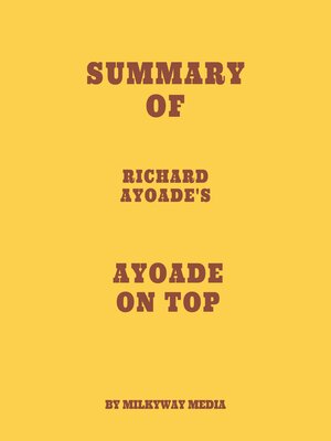 cover image of Summary of Richard Ayoade's Ayoade on Top